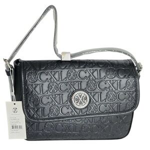 NWT Christian Lacroix “Clara” Embossed Logo Shoulder Bag –